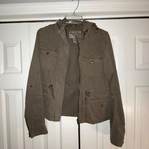 American Rag Cargo Jacket w/ Removable Hood